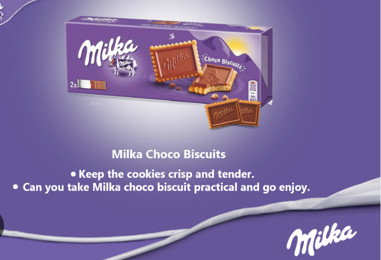 MILKA CHOCOLATE BISCUITS 150g