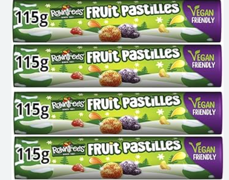 ROWNTREES Fruit Pastilles Giant Tube 15x115g