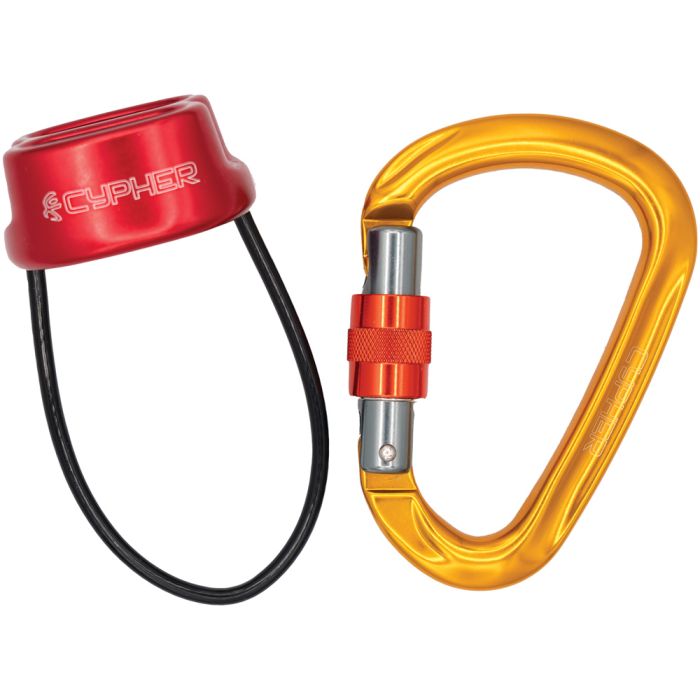 ARC BELAY DEVICE WITH HMS SCREW LOCK CARABINER KIT