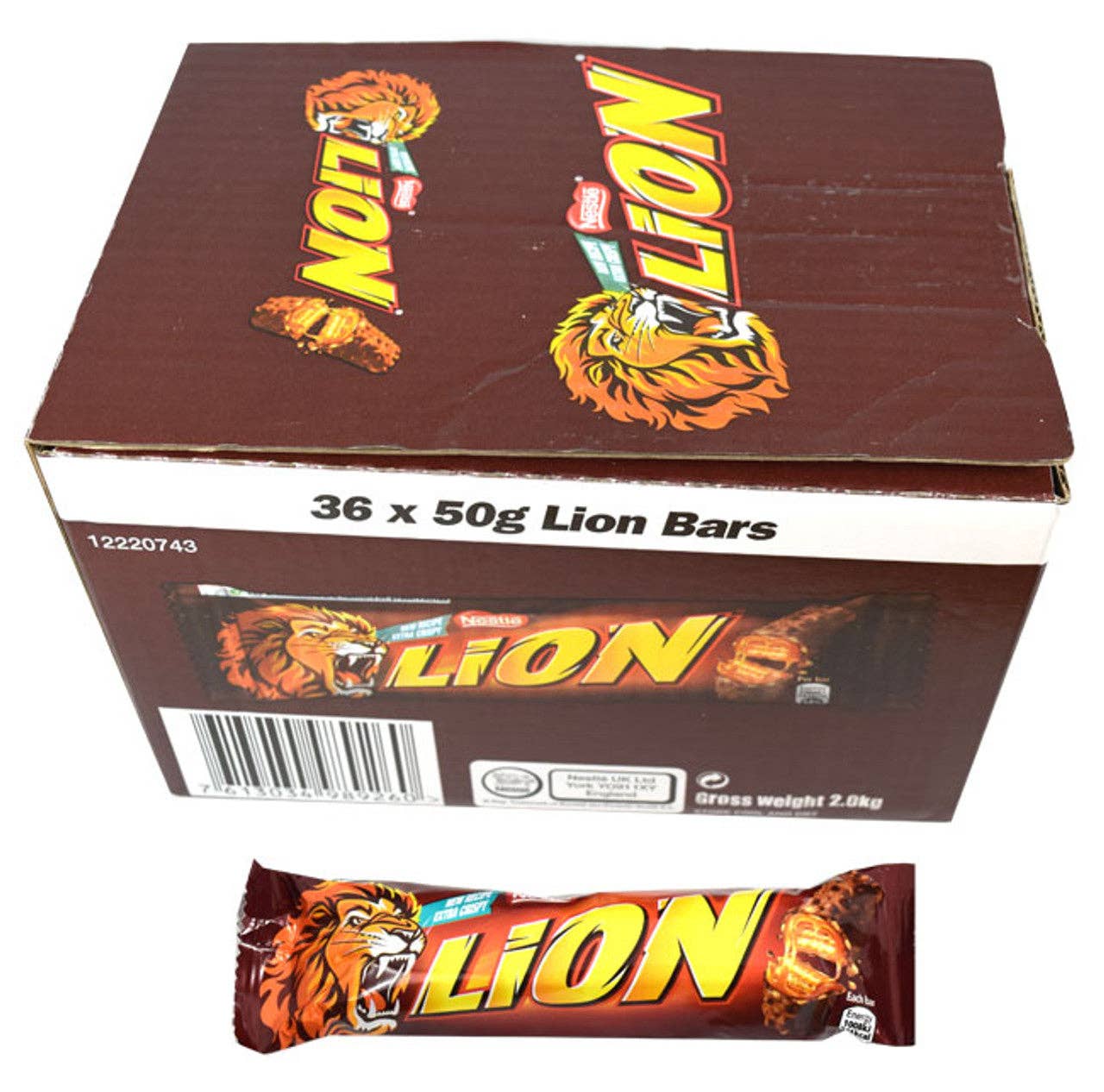 Lion Candy Bar 1.76oz (UK)  - 36ct