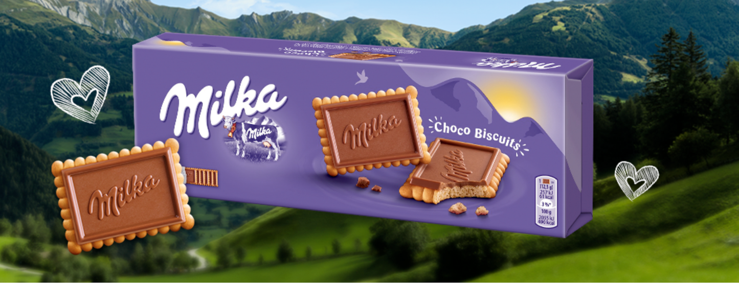 MILKA CHOCOLATE BISCUITS 150g